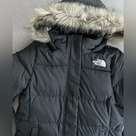 The North Face Women's Gotham Hooded Jacket 550 Fill Goose Down In Black - Picture 6 of 16